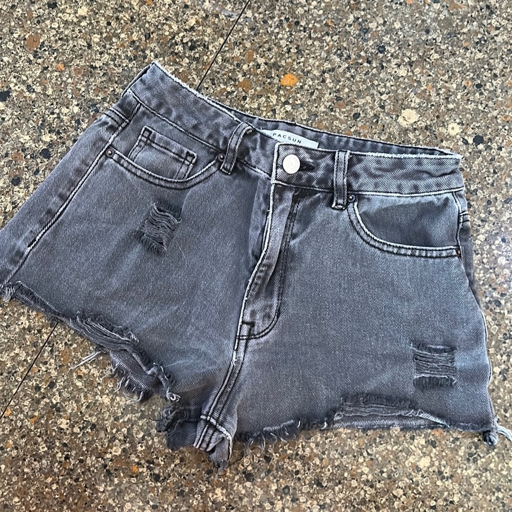 Pacsun black jean shorts
